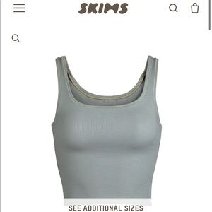 SKIMS cotton tub tank